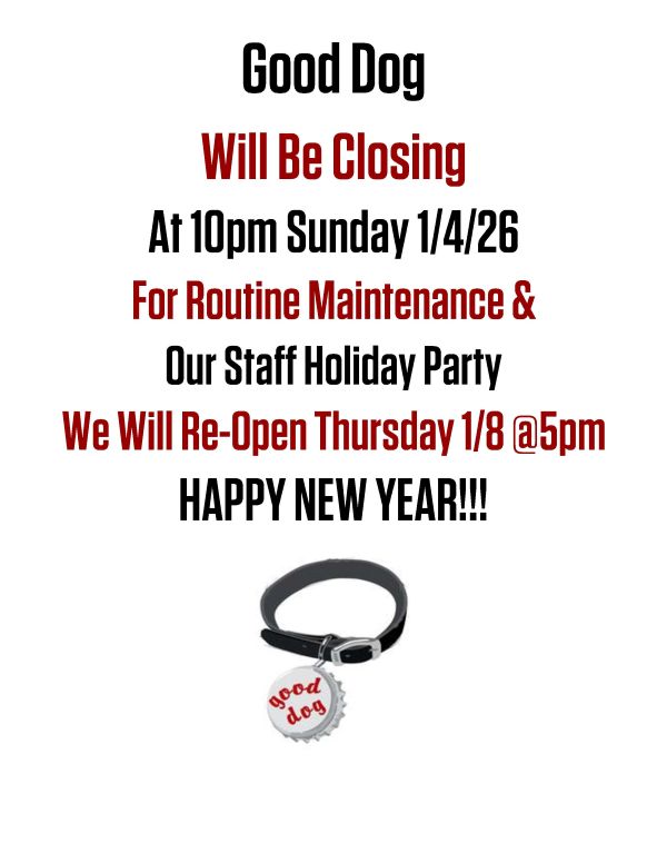 Closing At 10pm Sun. 1-4-26